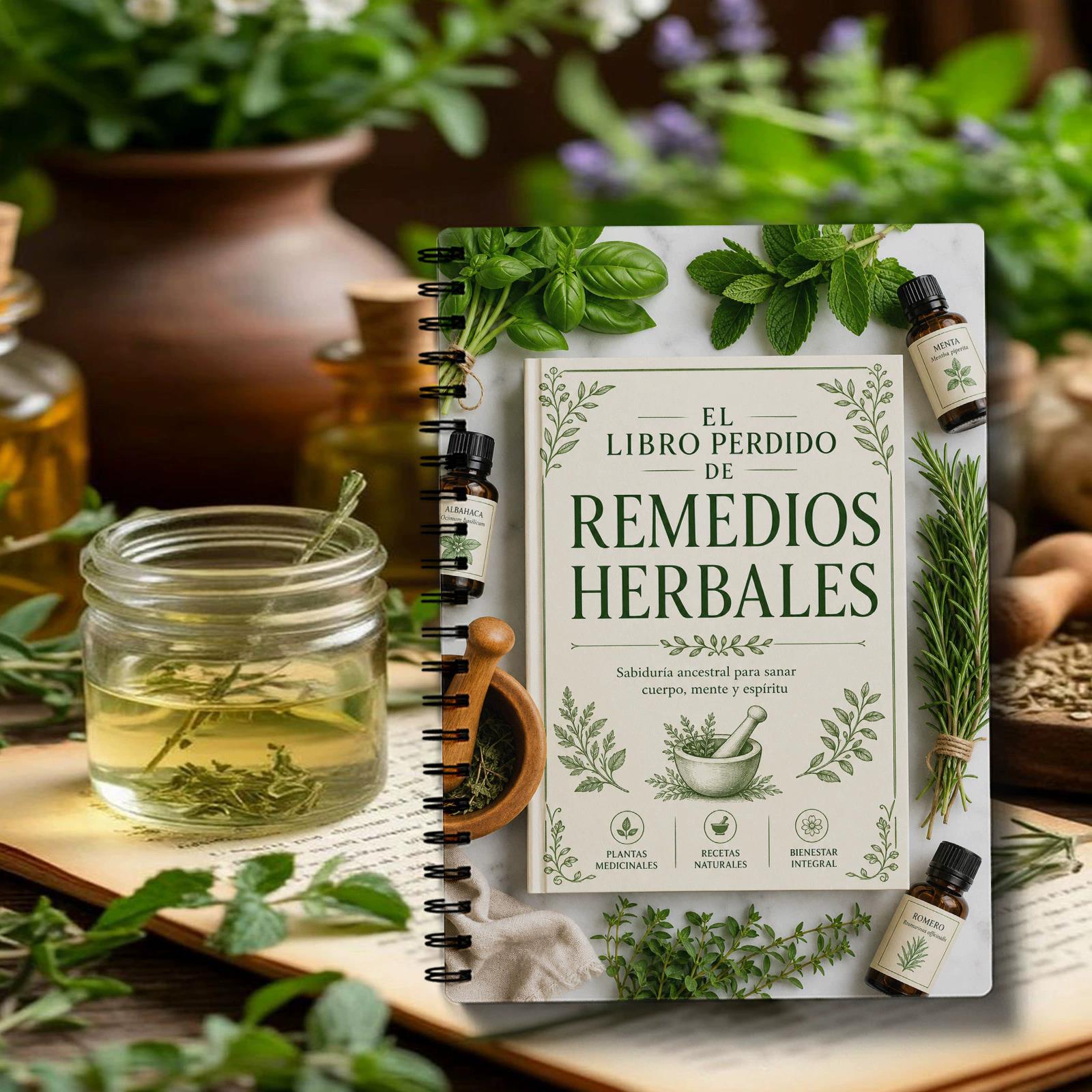 Herbal Wellness Remedy - Buku Catatan Spiral El Libro Perdido
