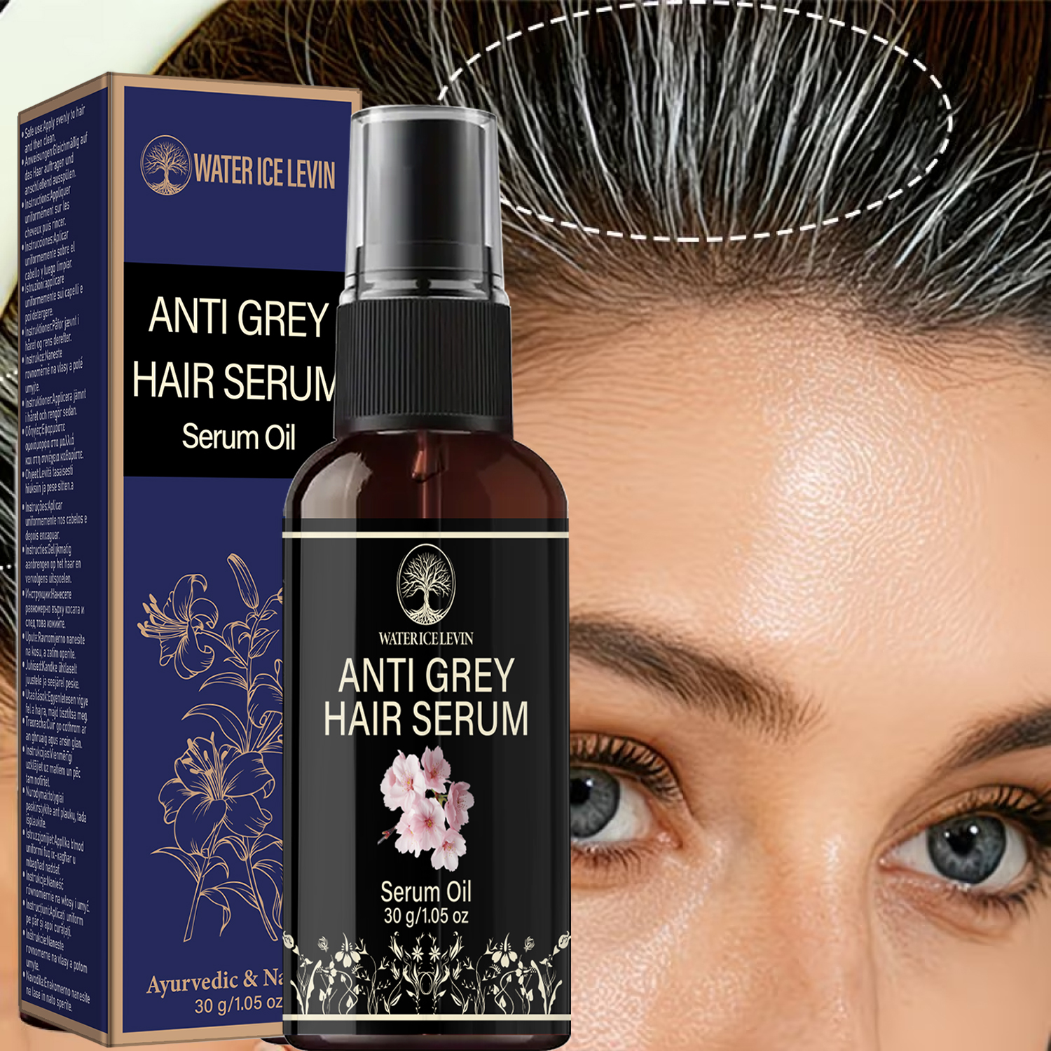 Minyak Serum Rambut Anti Abu-a - Ayurvedic & Herbal Wellness Kits ulasan dan harga